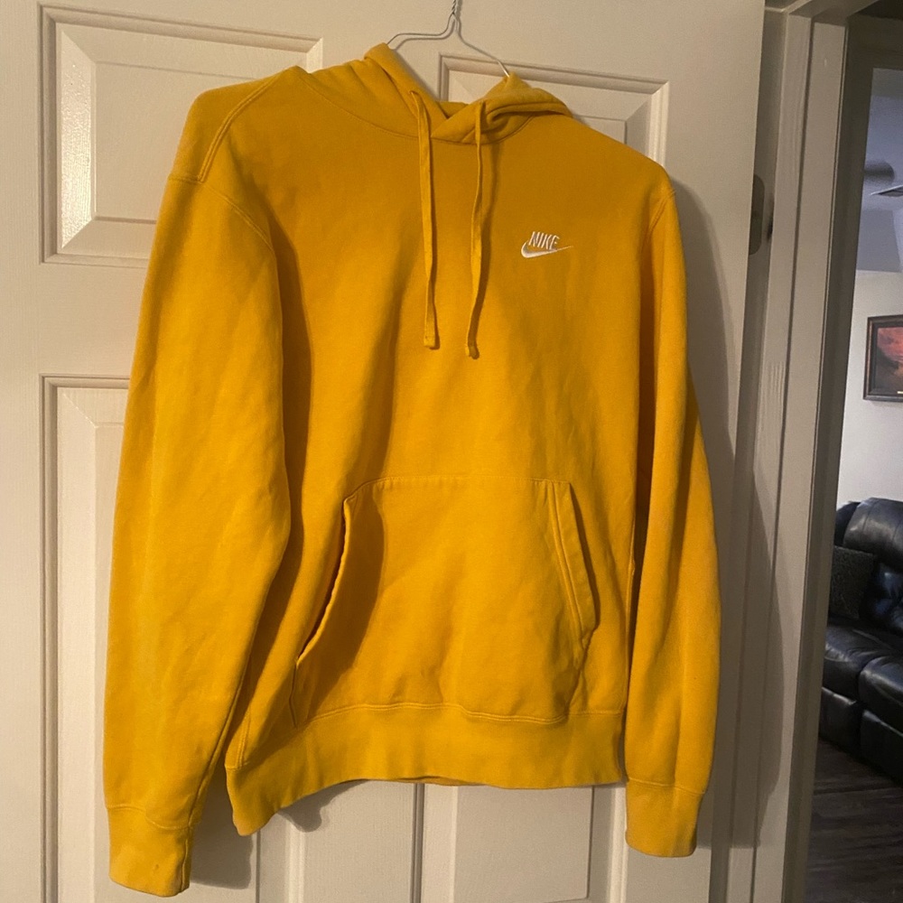 yellow nike hoodie